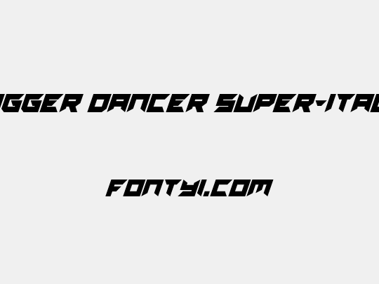 Dagger Dancer Super-Italic