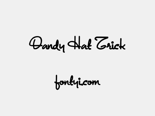 Dandy Hat Trick