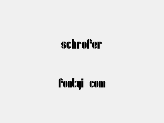 Schrofer