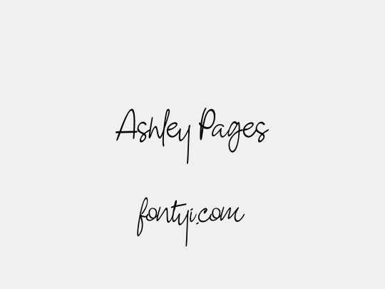 Ashley Pages