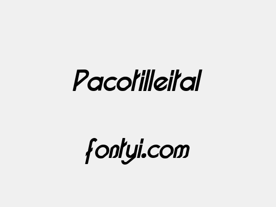 Pacotilleital