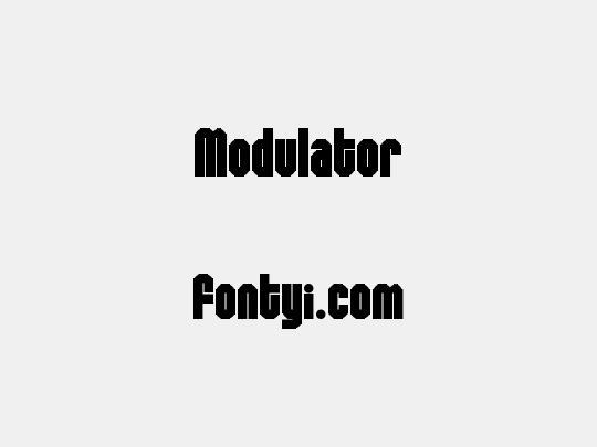 Modulator