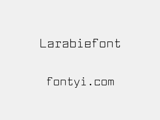Larabiefont