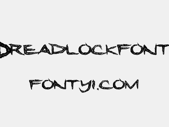 Dreadlockfont