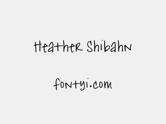 Heather Shibahn