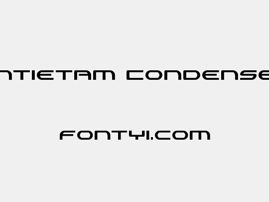 Antietam Condensed