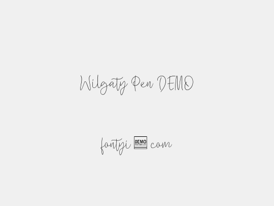 Wilgaty Pen DEMO