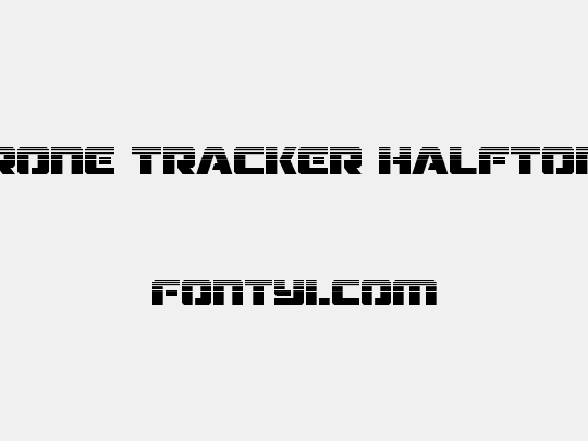 Drone Tracker Halftone