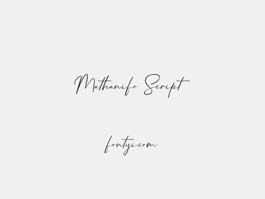 Mathanifo Script