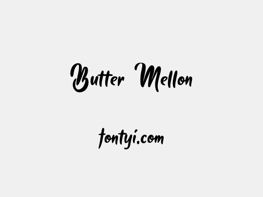 Butter Mellon