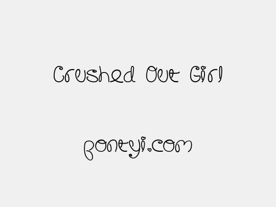 Crushed Out Girl