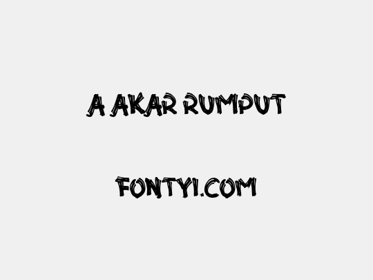 a Akar Rumput