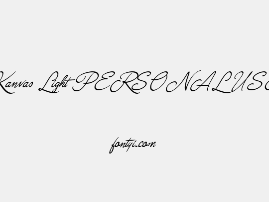 Kanvas Light PERSONAL USE