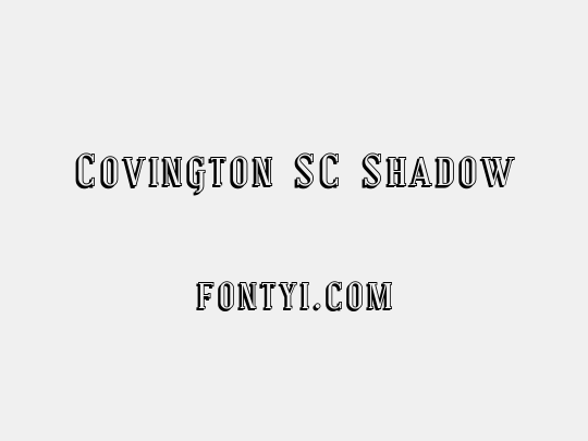 Covington SC Shadow