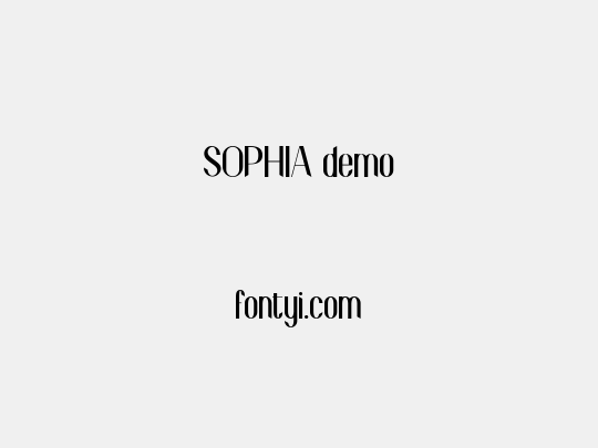 SOPHIA demo