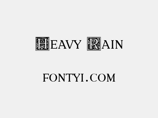 Heavy Rain