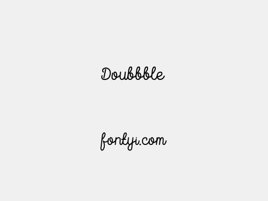 Doubbble