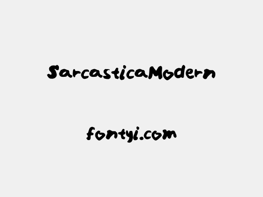SarcasticaModern