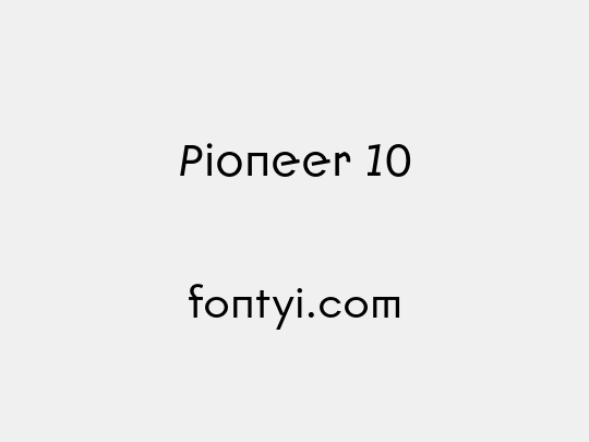Pioneer 10