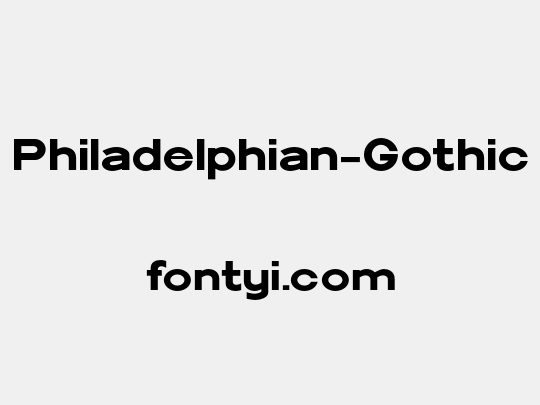 Philadelphian-Gothic