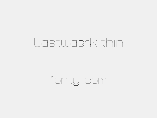 Lastwaerk thin