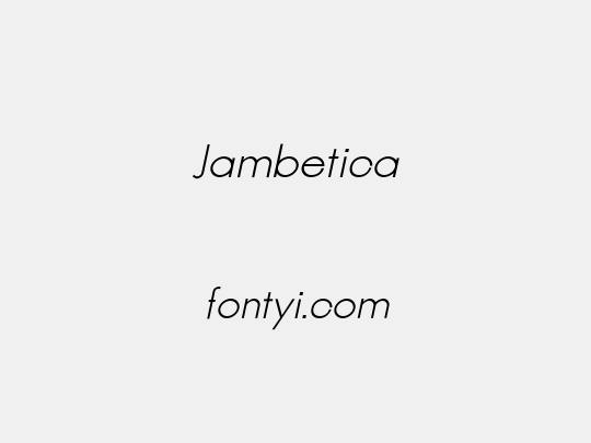 Jambetica