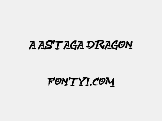 a Astaga Dragon