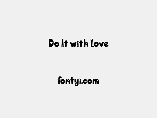 Do It with Love