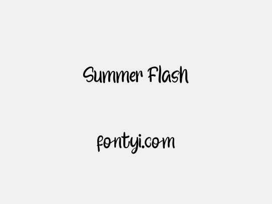 Summer Flash