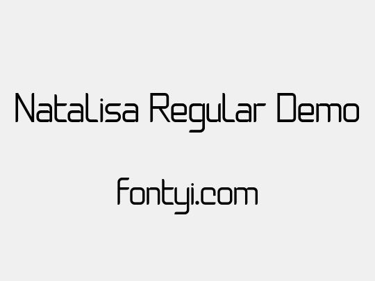 Natalisa Regular Demo