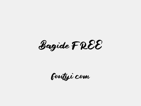 Bagide FREE