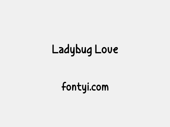 Ladybug Love