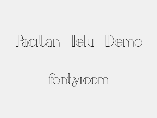 Pacitan Telu Demo