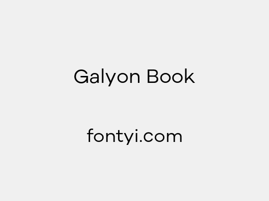 Galyon Book