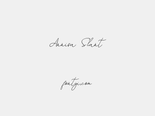 Annisa Slant
