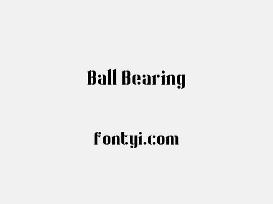 Ball Bearing