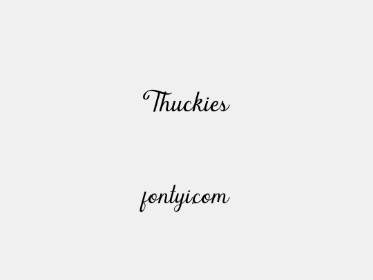 Thuckies