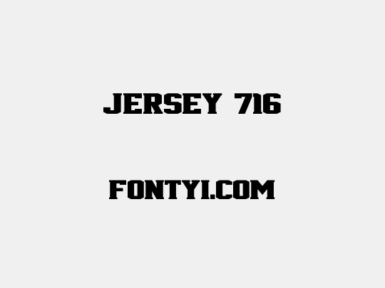 Jersey 716
