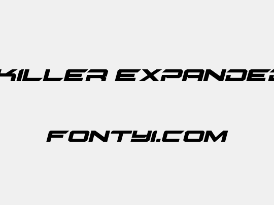 Gypsy Killer Expanded Italic