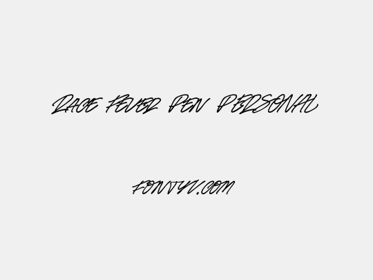 Race Fever Pen PERSONAL