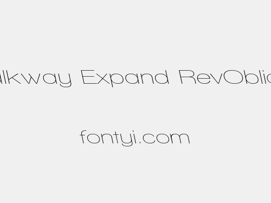 Walkway Expand RevOblique