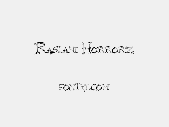 Raslani Horrorz