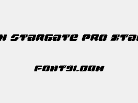 Dan Stargate Pro Italic