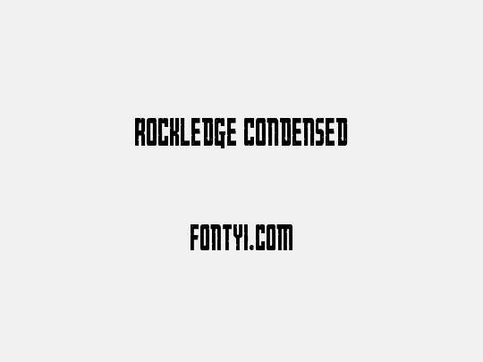 Rockledge Condensed