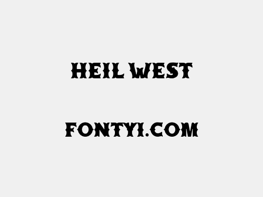 Heil West