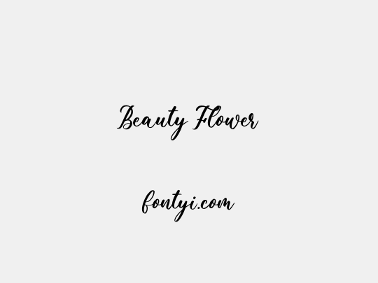 Beauty Flower