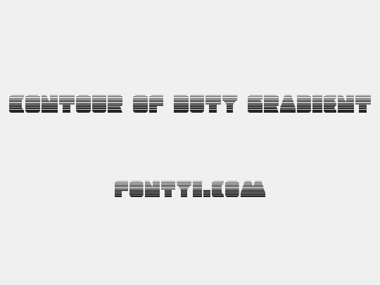 Contour of Duty Gradient
