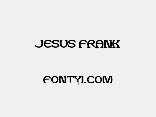 Jesus Frank