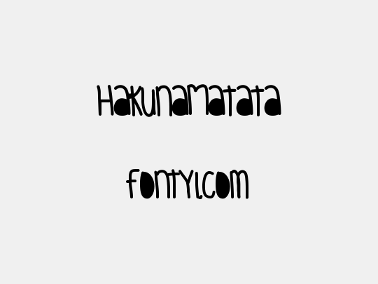 HakunaMatata