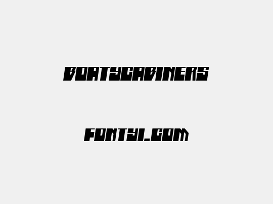 Boatycabiners